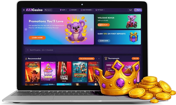 EZZ Casino Australia Desktop